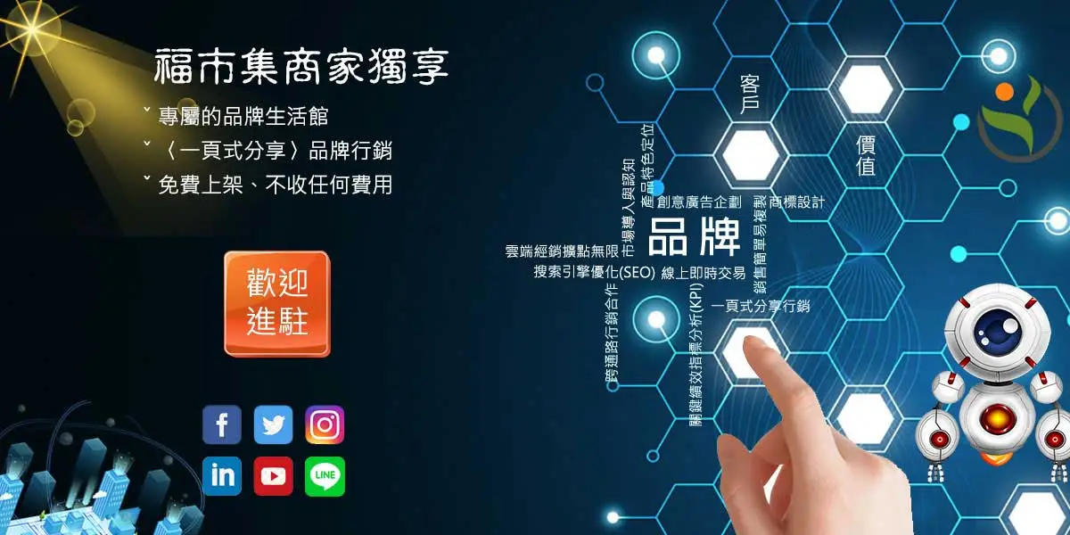 品牌一頁式分享行銷