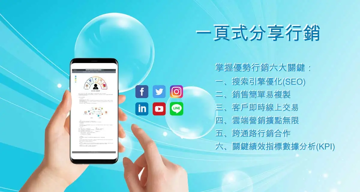 一頁式分享行銷